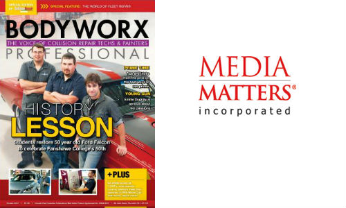The latest issue of Bodyworx Professional puts the spotlight on Fanshawe College's autobody program and the incredible refurbished Ford Falcon they worked on for the school's 50th anniversary.