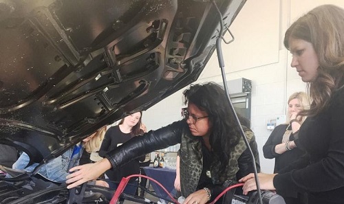 Last Wednesday, almost 30 women participated in Fix Auto Stratford's Ladies Night.