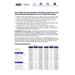 Ford Fulfills Earnings Guidance, Has Strong Cash Flow in Q3; Will Accelerate Development of L2+/L3 ADAS Technology Ford Fulfills Earnings Guidance, Has Strong Cash Flow in Q3; Will Accelerate Development of L2+/L3 ADAS Technology