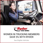 Ryder Launches Pre-Owned Commercial Vehicle Discount Program for Women in Trucking Ryder Launches Pre-Owned Commercial Vehicle Discount Program for Women in Trucking