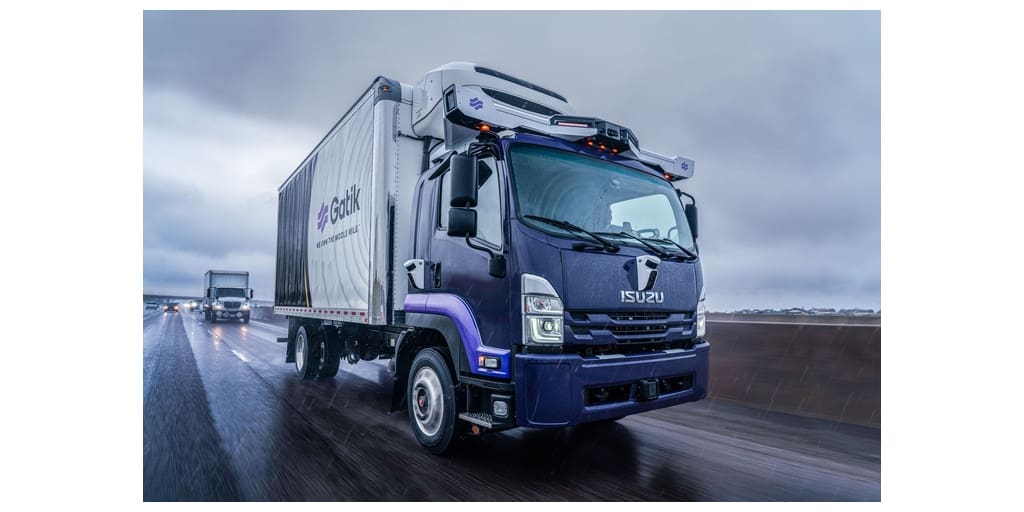 CORRECTING and REPLACING PHOTO ADDING MULTIMEDIA Isuzu Invests US Million in Gatik to Develop Autonomous Driving Logistics Business